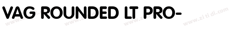 VAG ROUNDED LT PRO字体转换